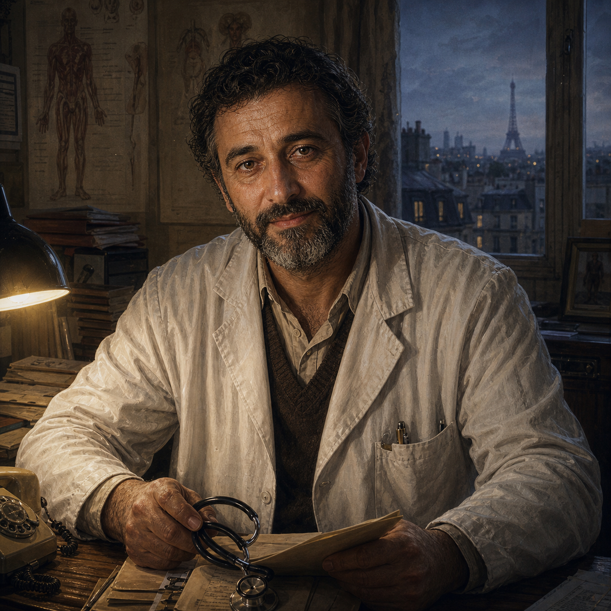 Portrait de Mohamed, docteur a Paris en 1981